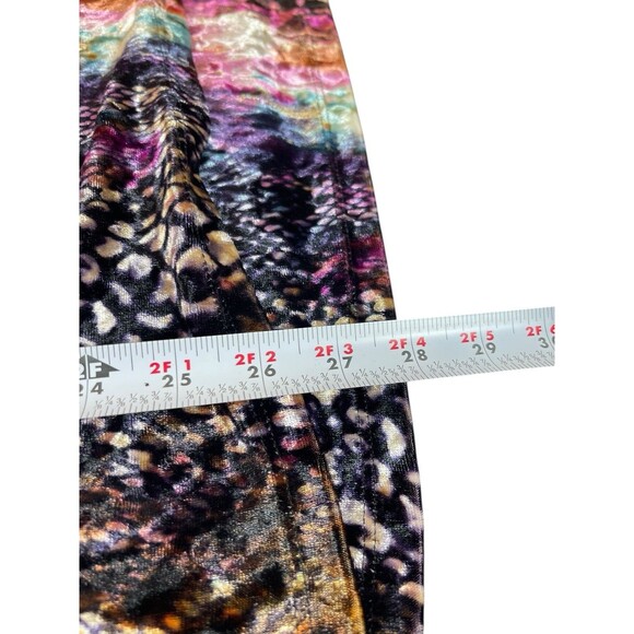 Christopher & Banks Animal Print Half Wrap V-neck XL Leopard Snake Velvet Top - Picture 8 of 11